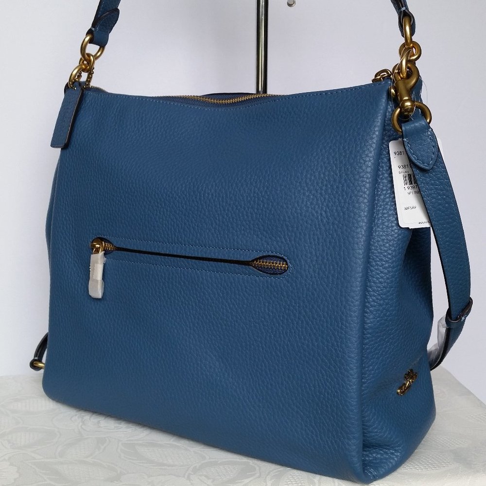 COACH Shay Leather Shoulder Bag - Lake color >>SOLD OUT>> - Picture 4 of 14